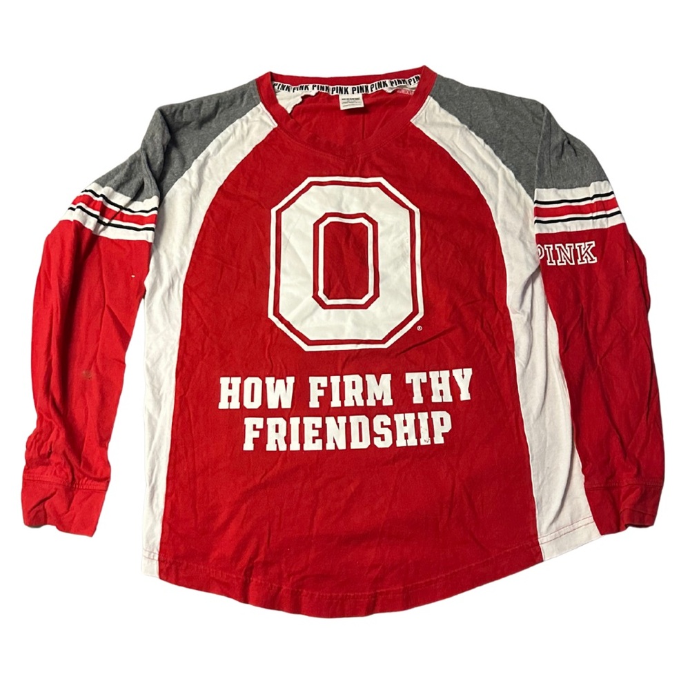 VS PINK | Ohio State OSU Long Sleeve Game Day T-Shirt | 2010s Campus Style